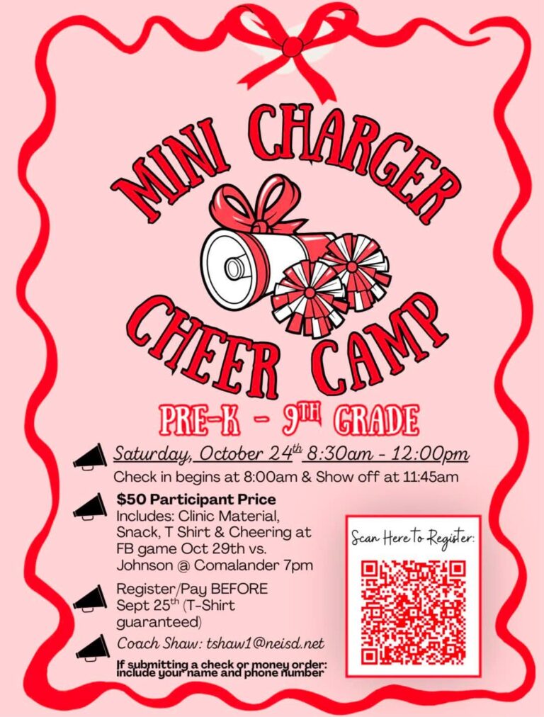 Mini Charger Cheer Camp